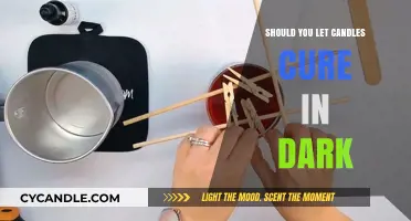 Candle Curing: Dark or Light?