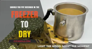 Freezing Beeswax: Effective Drying Method or Unnecessary Step?