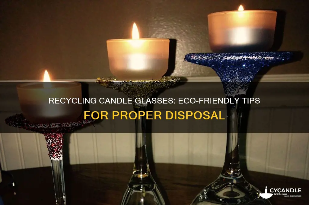 should you put candle glasses in recycling