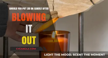 Should You Put a Lid on a Candle After Blowing It Out?
