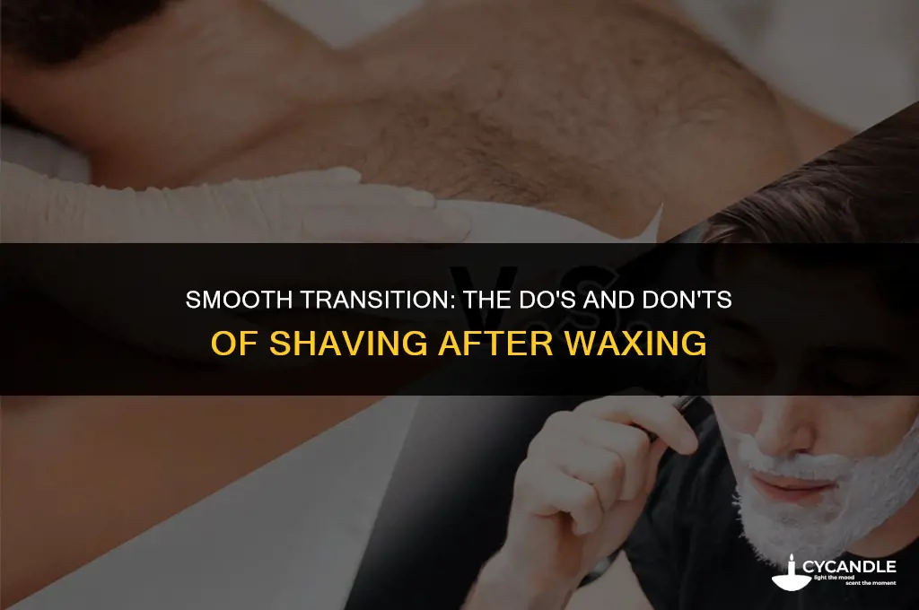 should you shave after waxing
