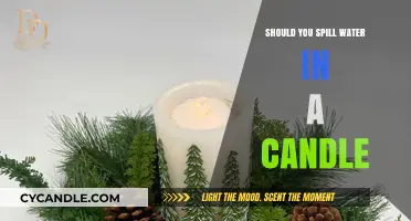 Spilling Water on Candles: Safe or Not?