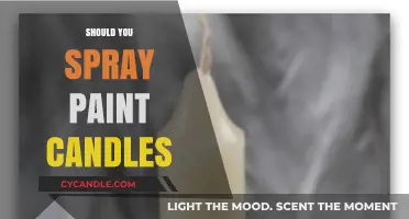 Spray Painting Candles: A Creative Makeover or Disaster?
