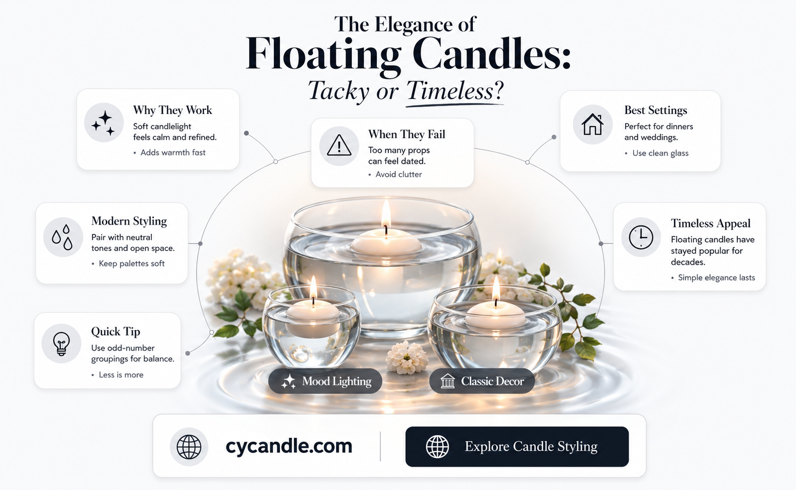 are floating candles tacky