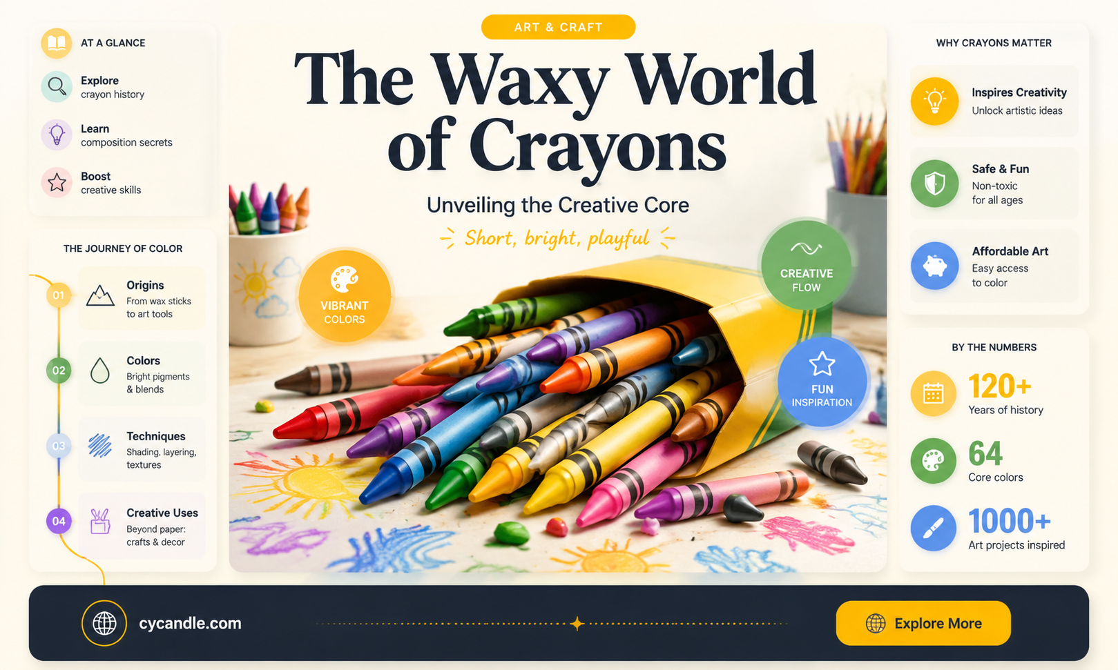 are crayons made of wax