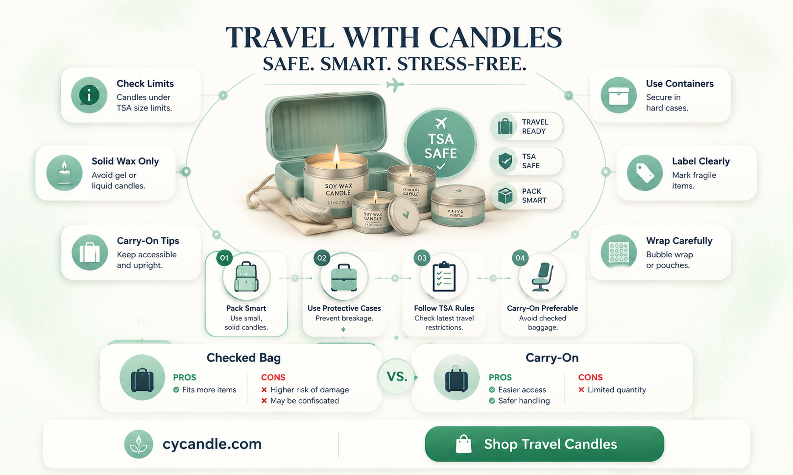 are candles tsa safe