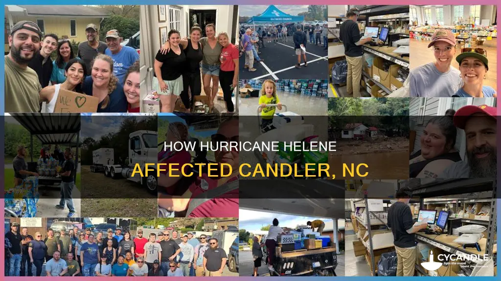 was candler nc affected by helene