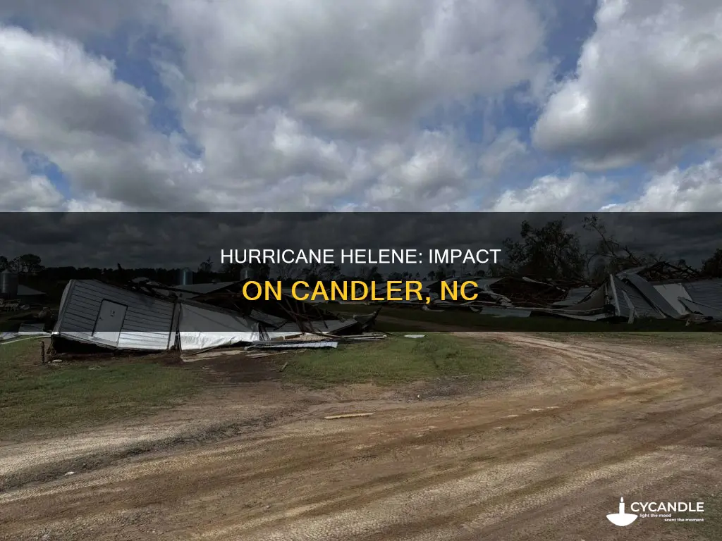 was candler nc affected by hurricane helene