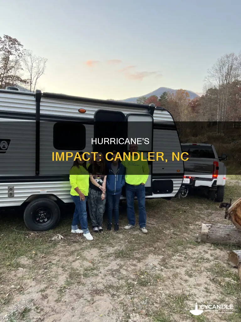 was candler nc affected by the hurricane