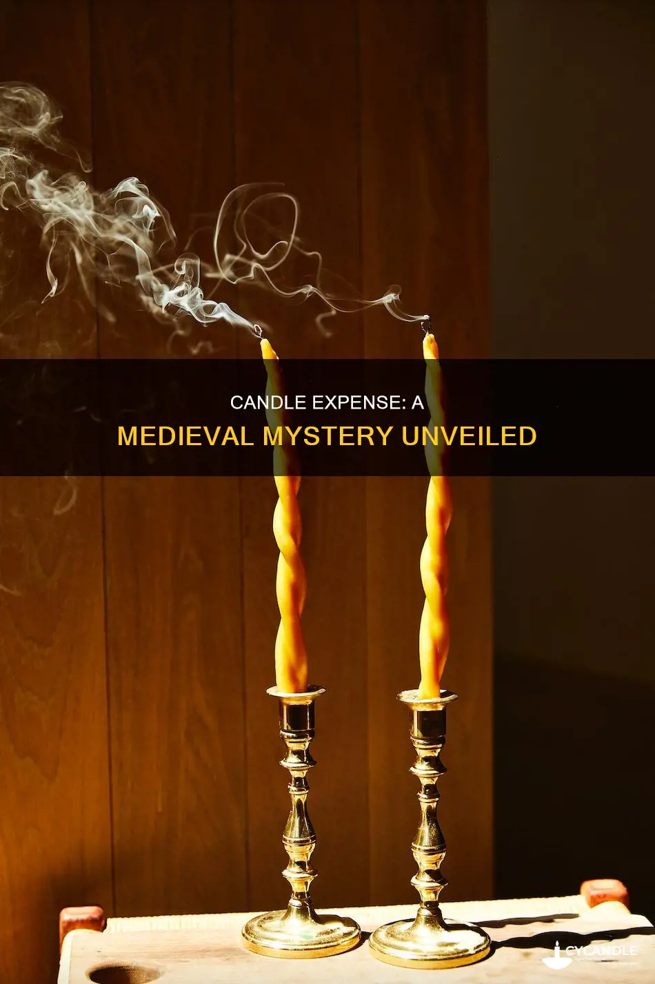 were candles expensive in the middle ages