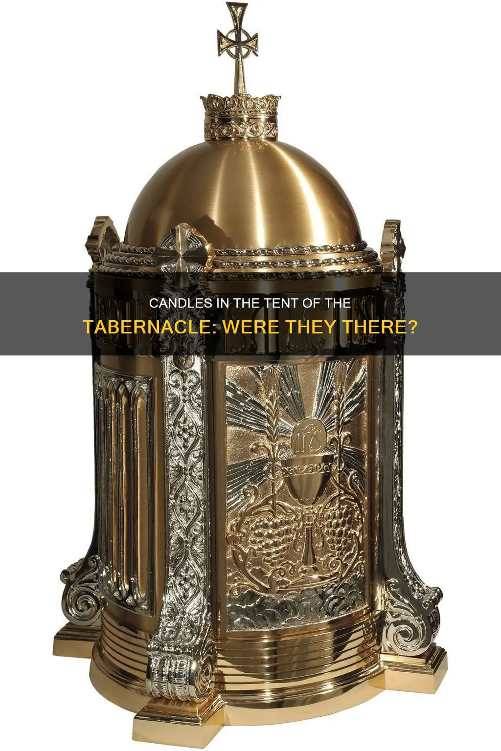 were candles present in the tent of the tabernacle