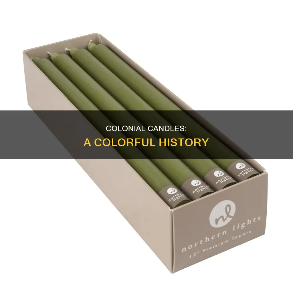 were colonial candles colorful