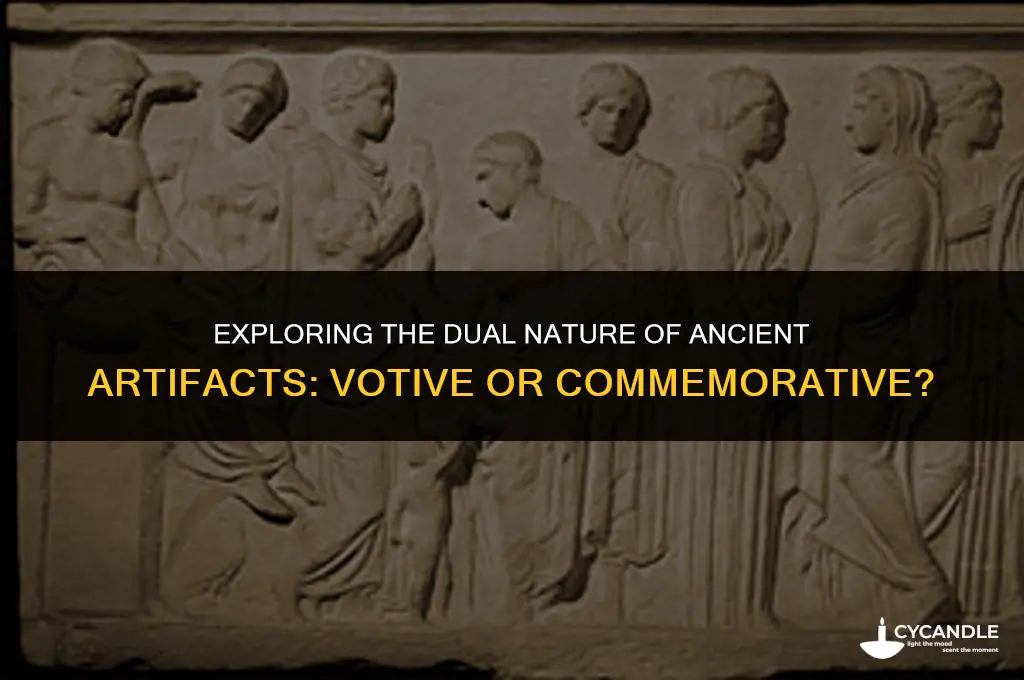 were either votive or commemorative in nature