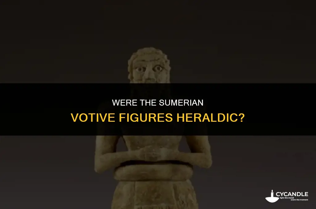 were the sumerian votive figures heraldic