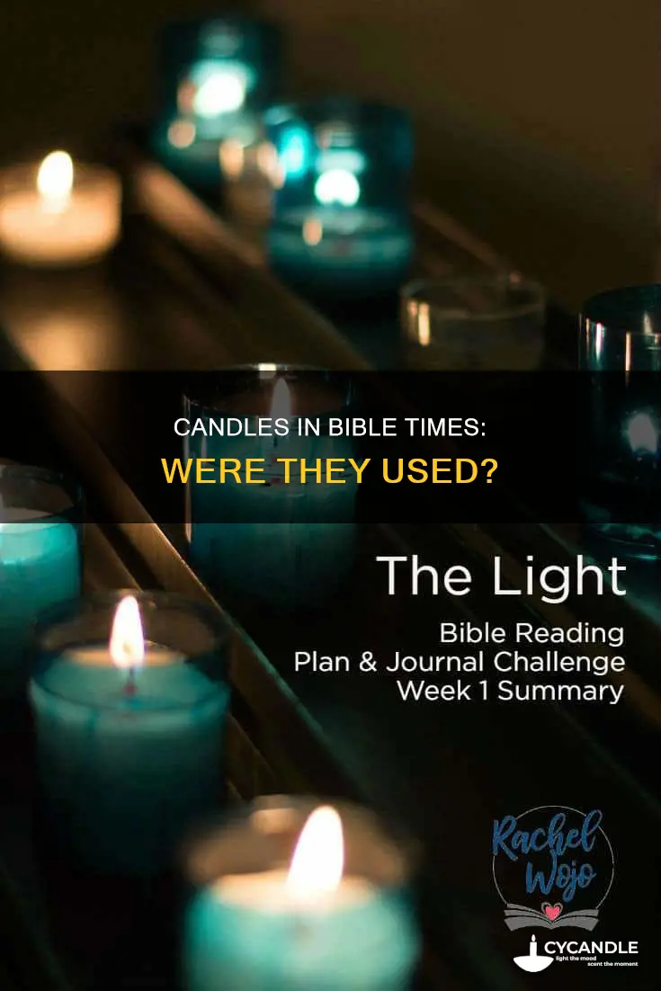 were there candles in bible times
