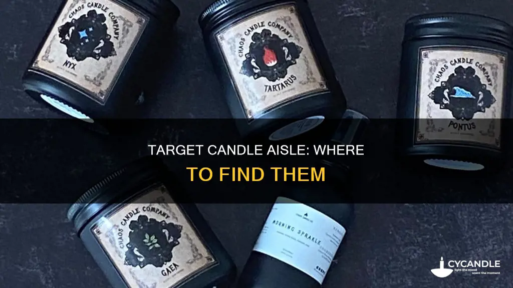 what aisle are candles in target