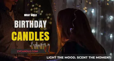 Where to Find Birthday Candles in the Store