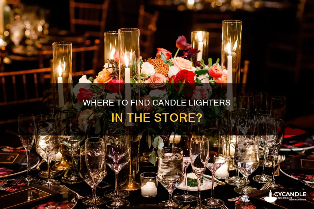 what aisle has candle lighters