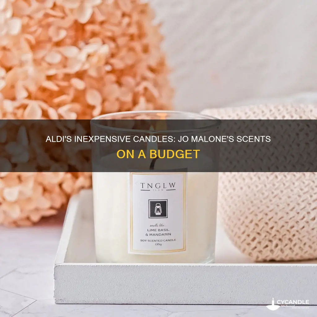 what aldi candle smells like jo malone