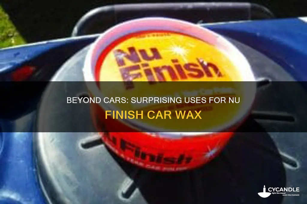 what all can you put nu finish car wax on