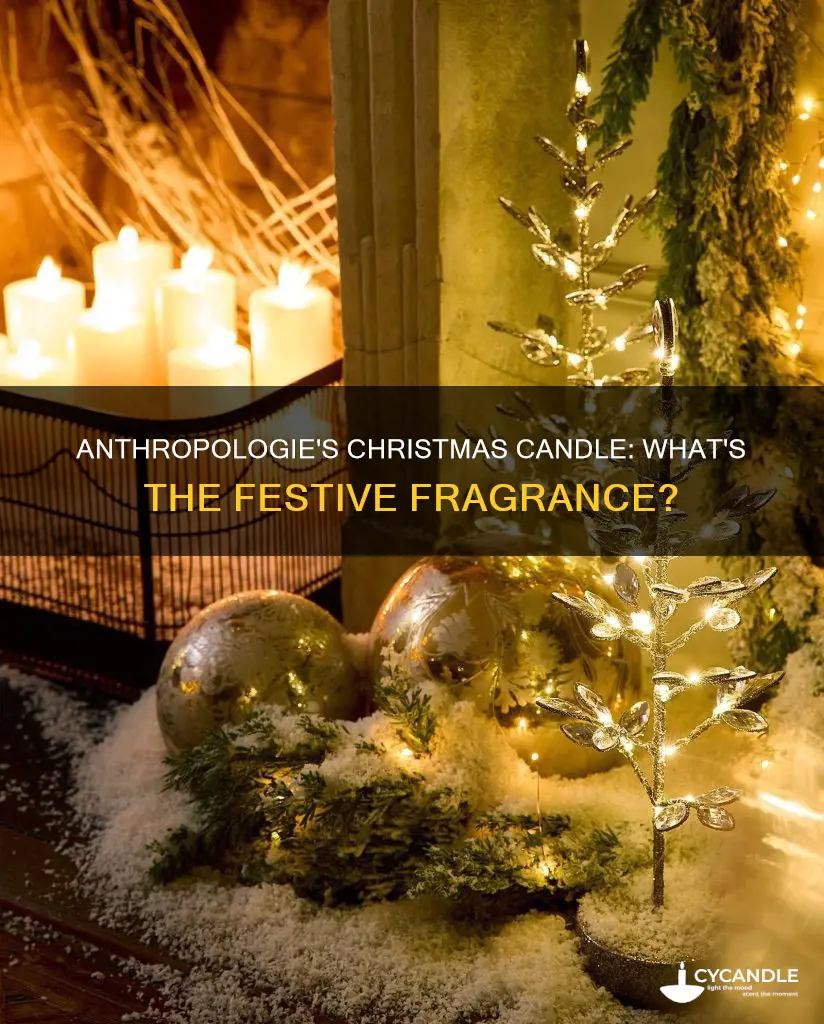 what anthropologie candle smells like christmas