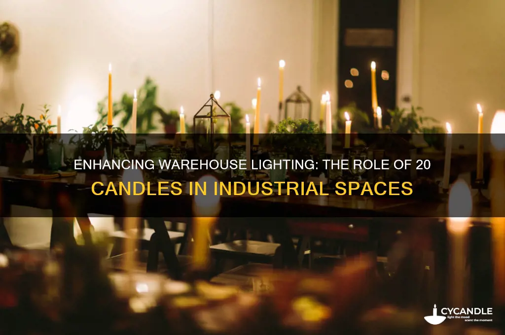 what are 20 candles in warehouse lighting