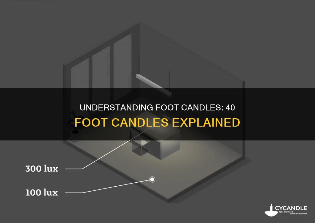 what are 40 foot candles