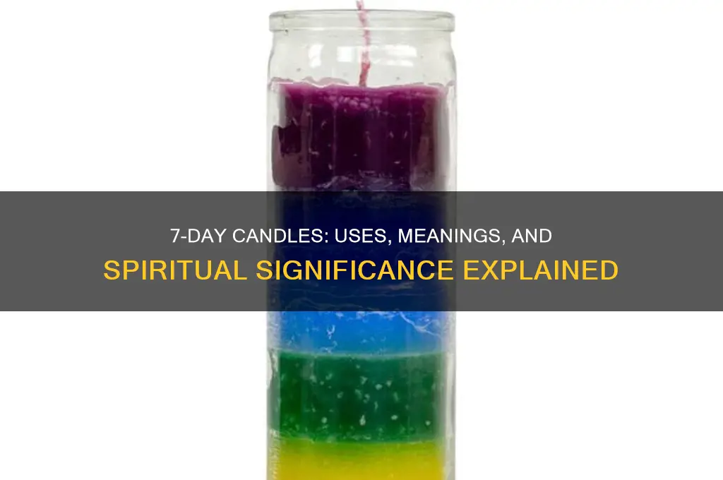 what are 7 day candles used for
