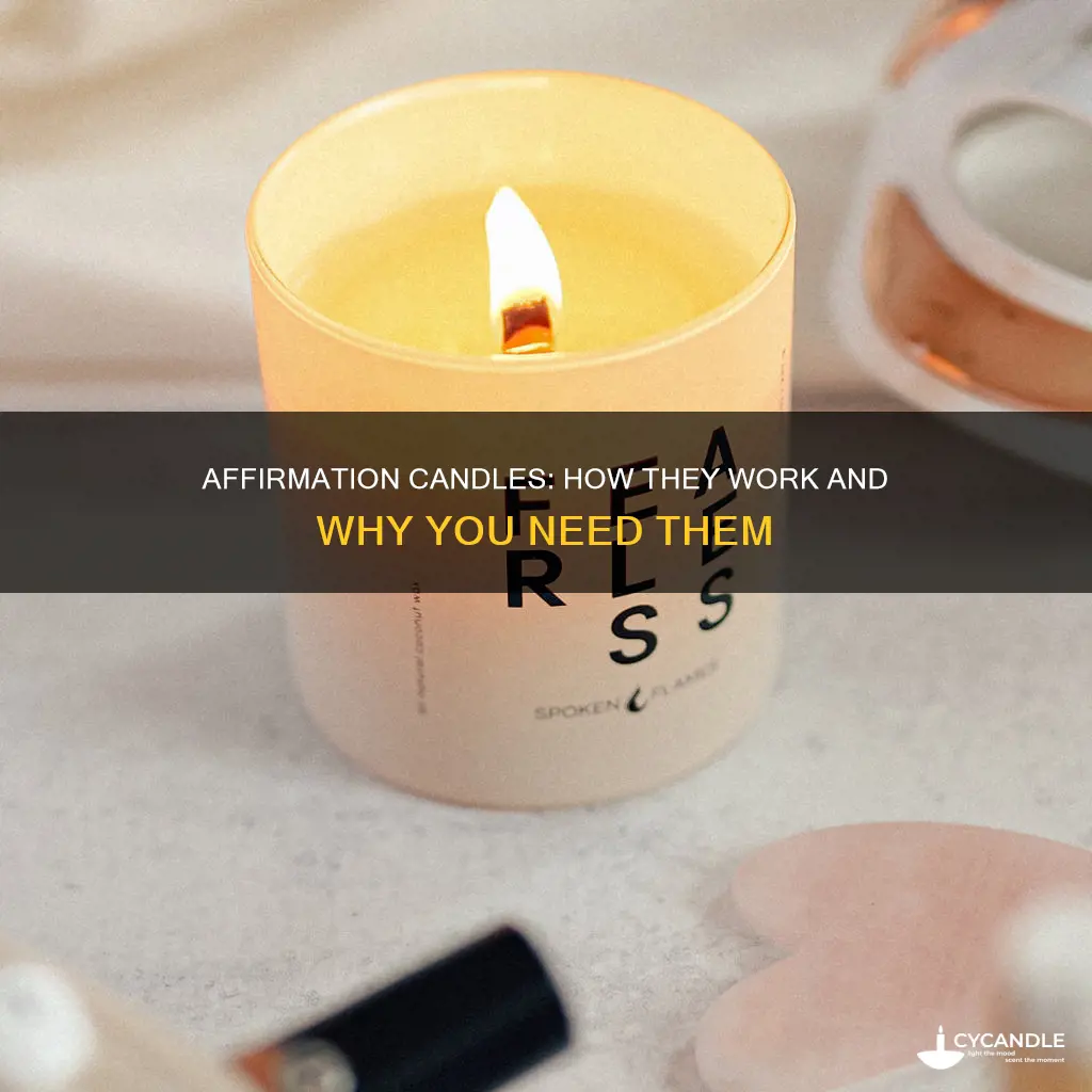 what are affirmation candles