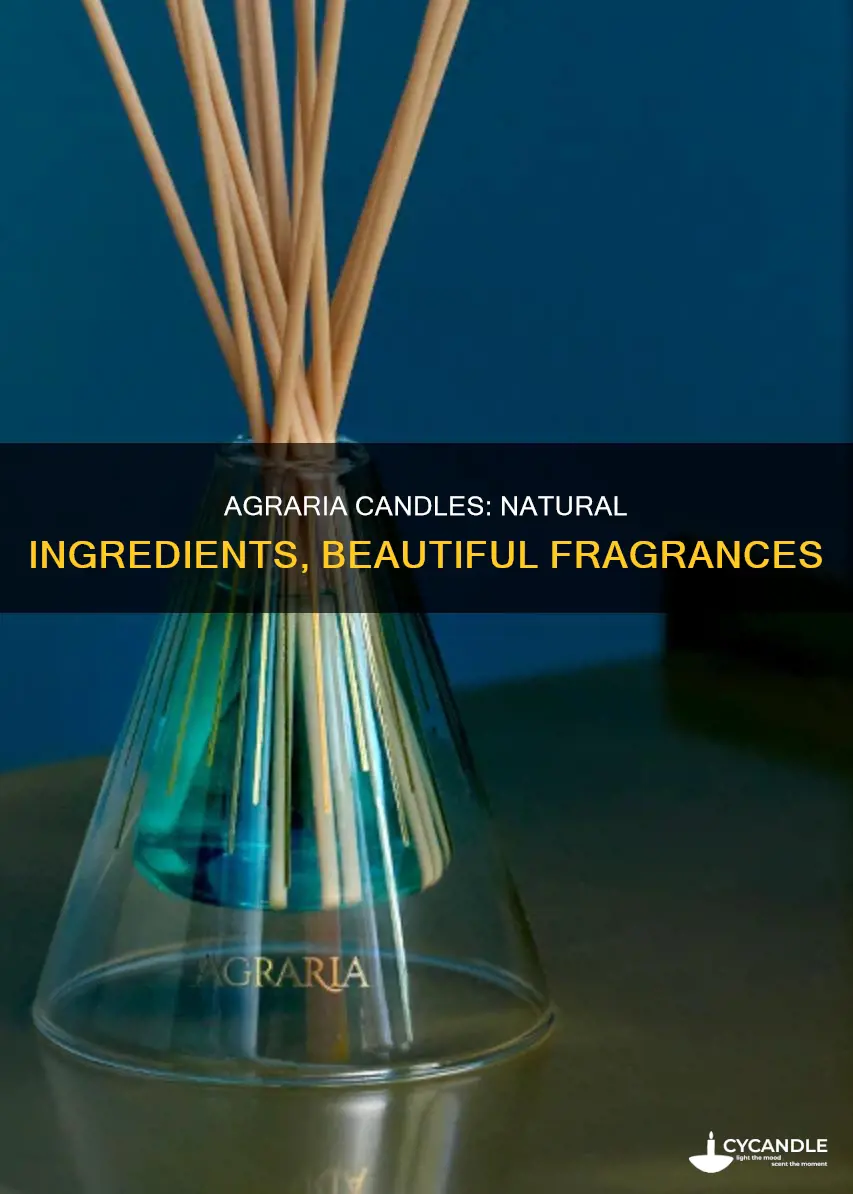 what are agraria candles made of