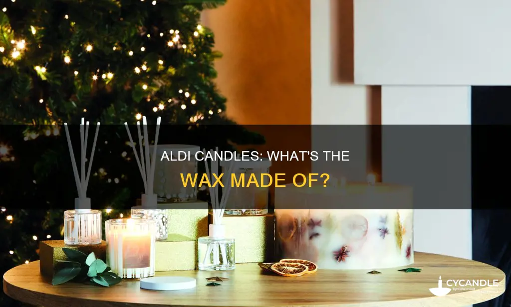 what are aldi candles made from
