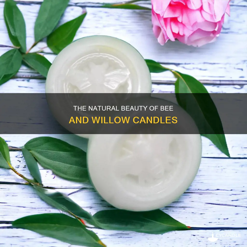 what are bee and willow candles made of