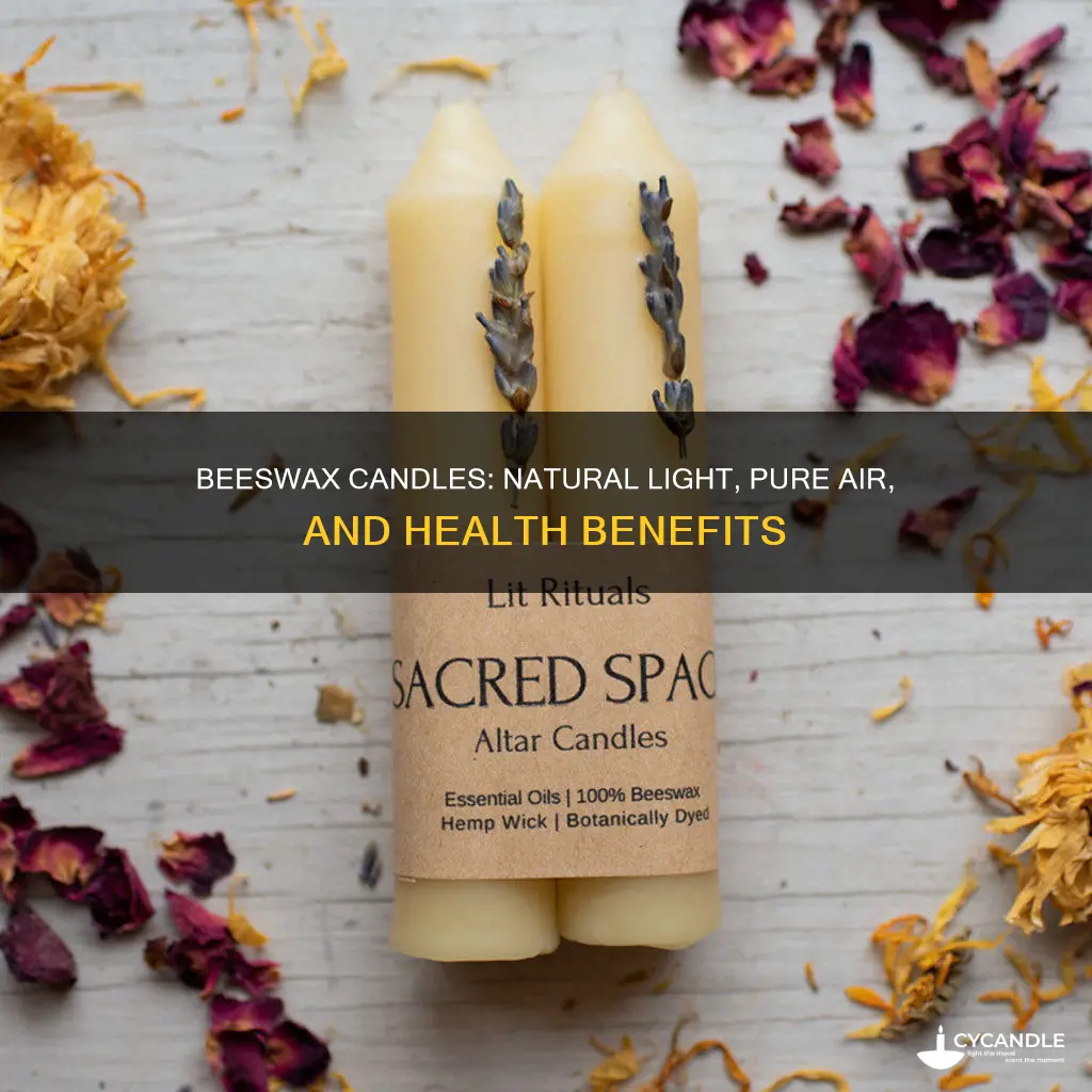 what are benefits of beeswax candles