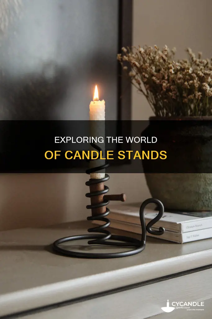 what are big stands with candles called