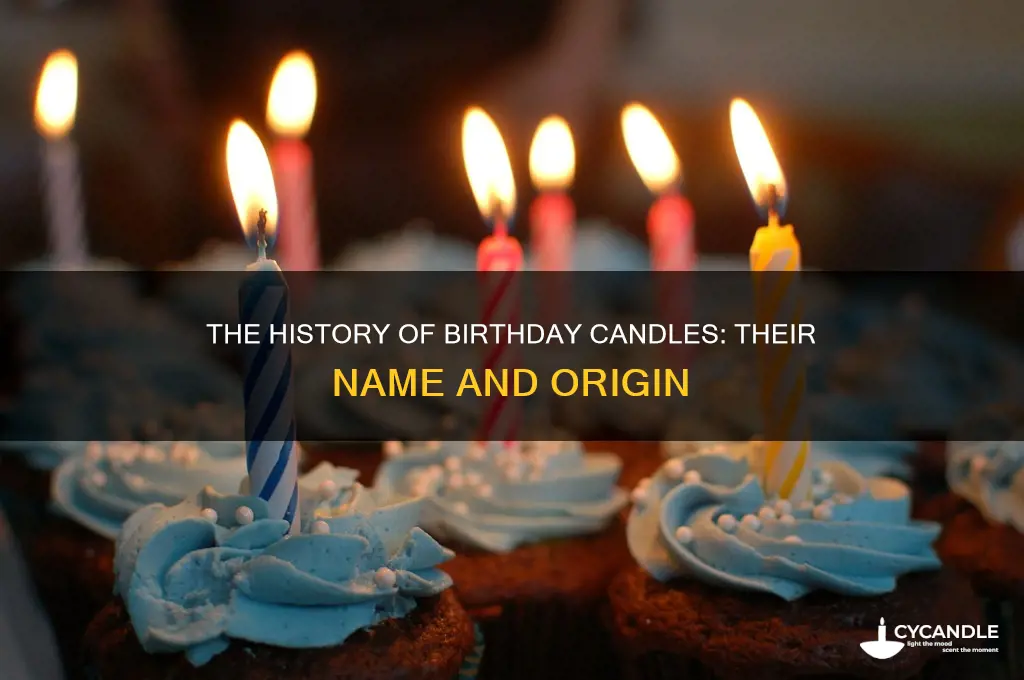 what are bithday candles called
