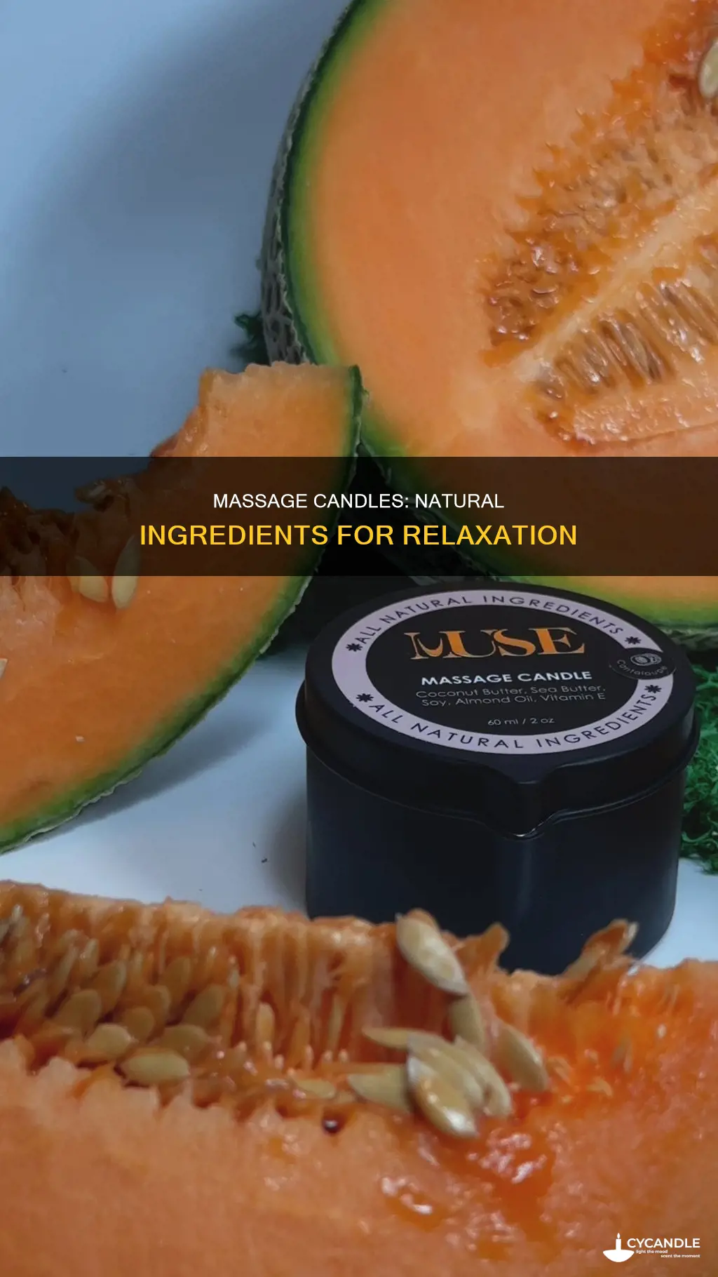 what are body massage candles made of