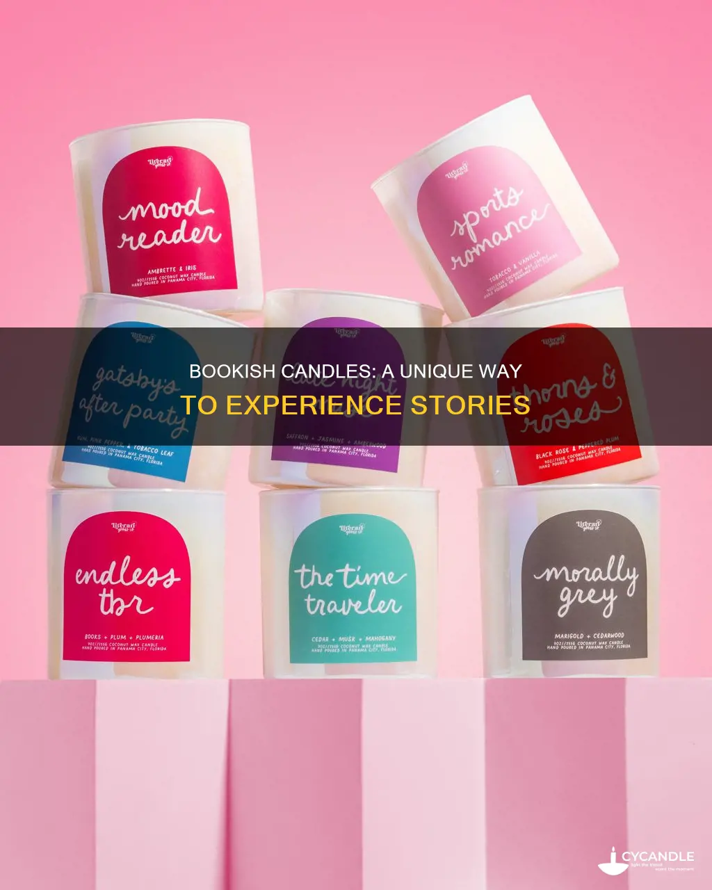 what are bookish candles