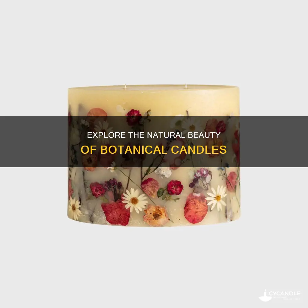 what are botanical candles