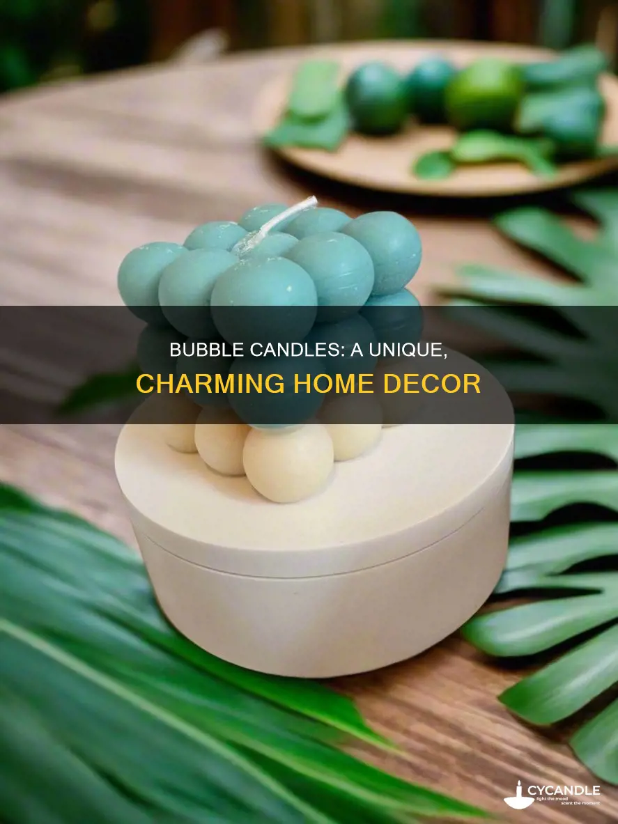 what are bubble candles