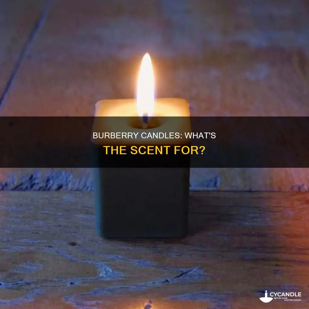 what are burberry candles for