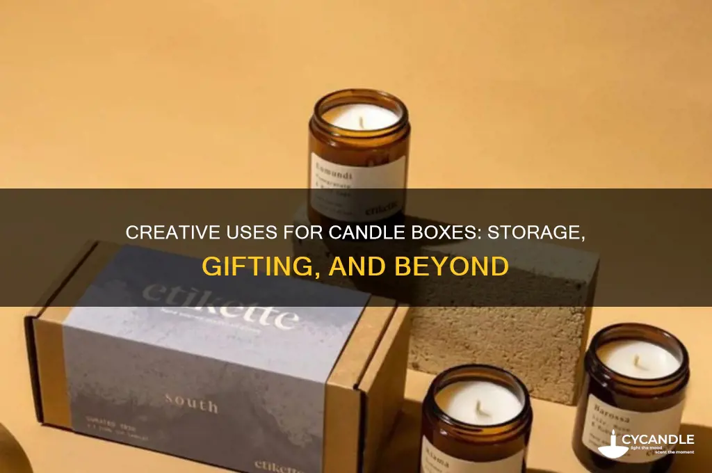what are candle boxes used for