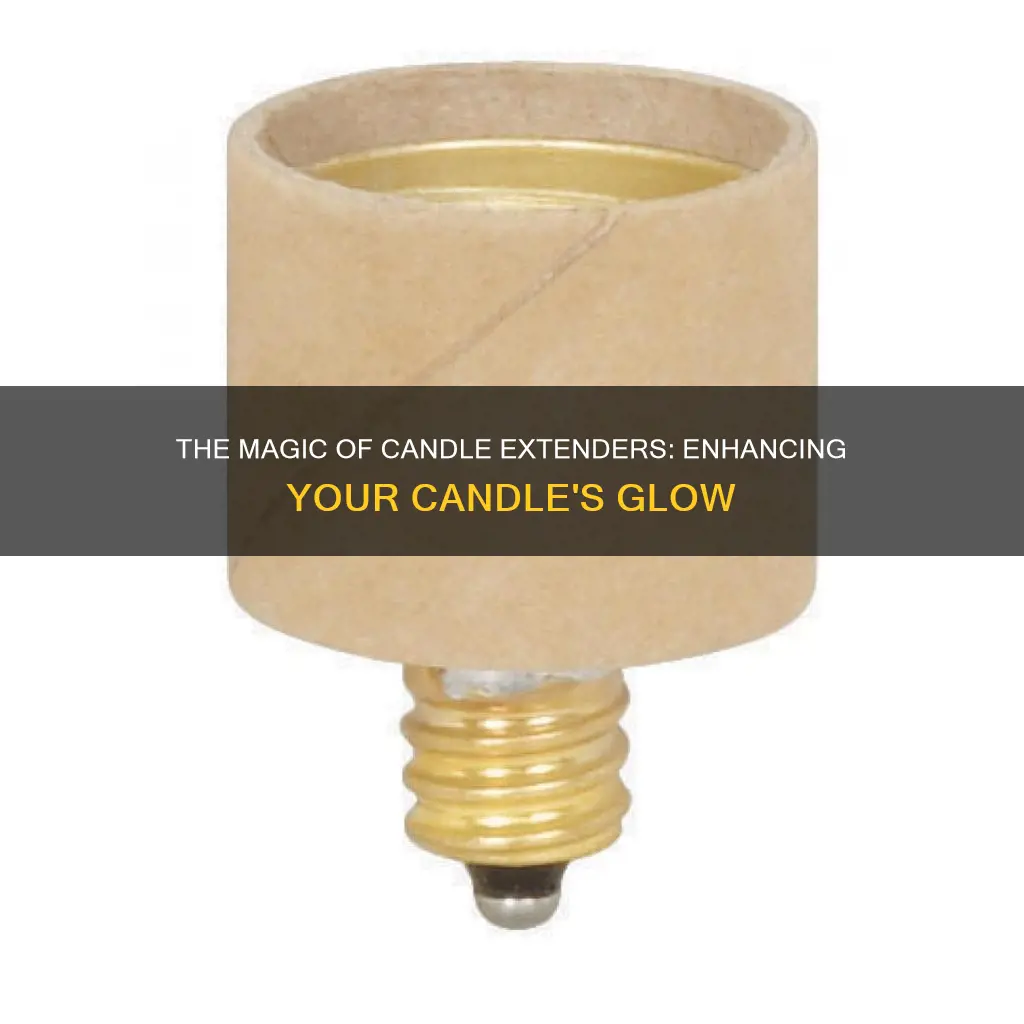 what are candle extenders called