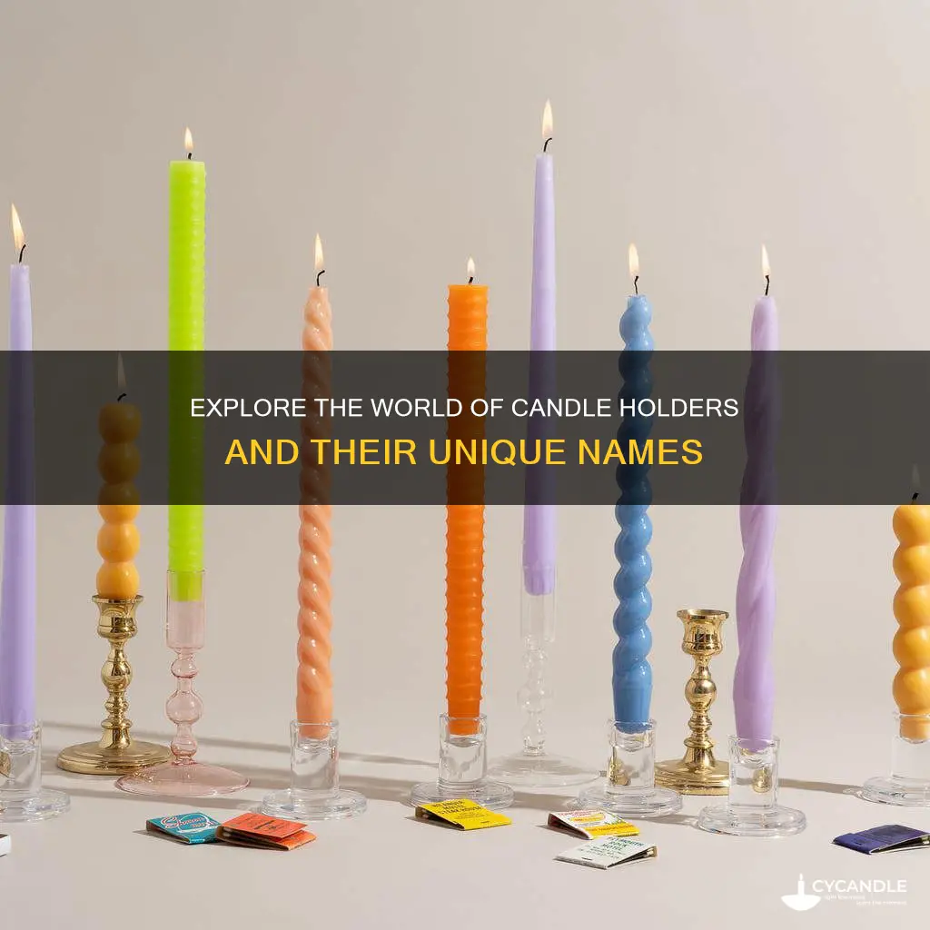 what are candle holders called