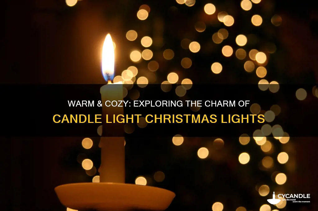 what are candle light christmas lights