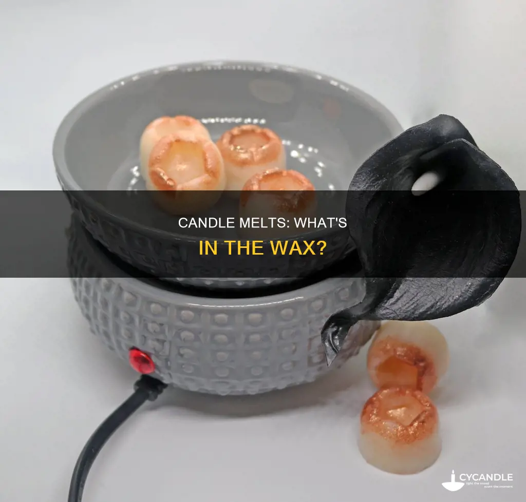 what are candle melts made of