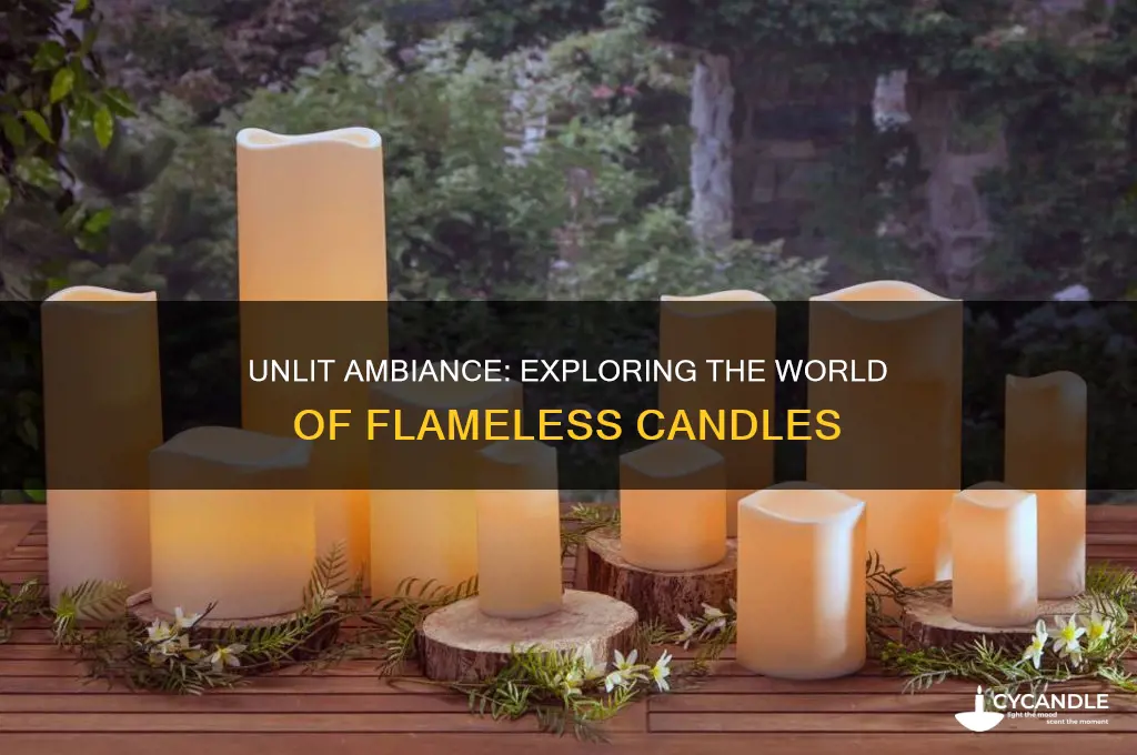 what are candles called which you dont have to light
