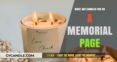 Candles for Memorials: Honoring Loved Ones