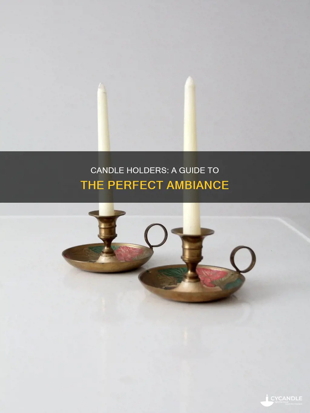 what are candles held on