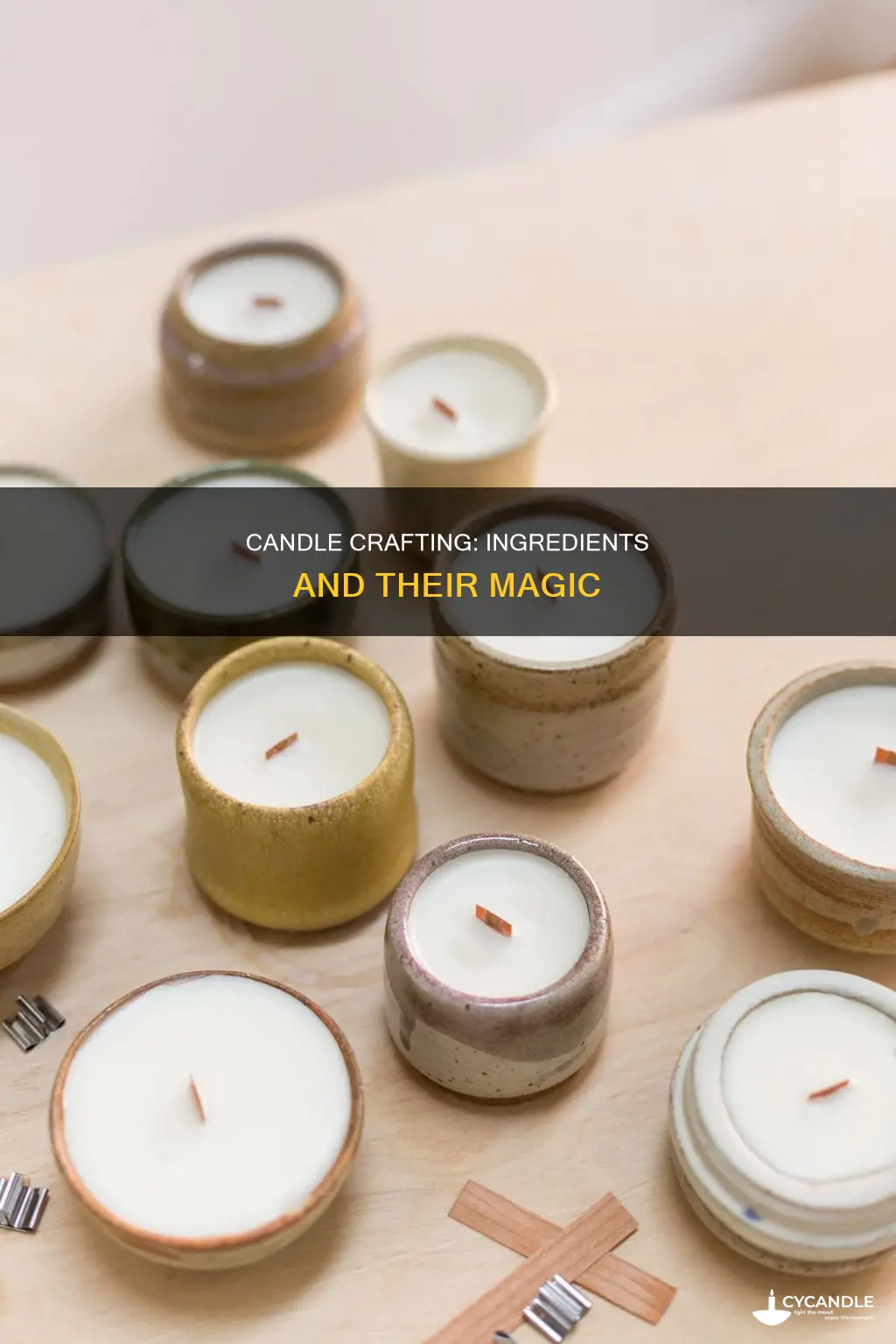 what are candles made off