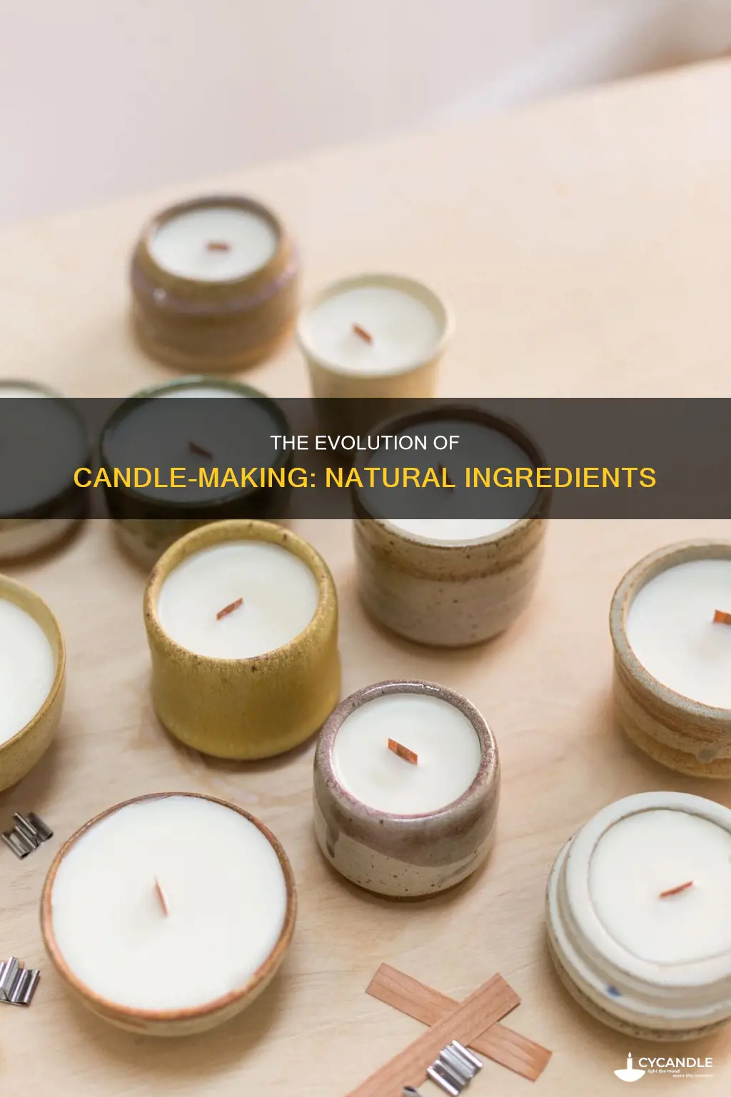what are candles mae out of
